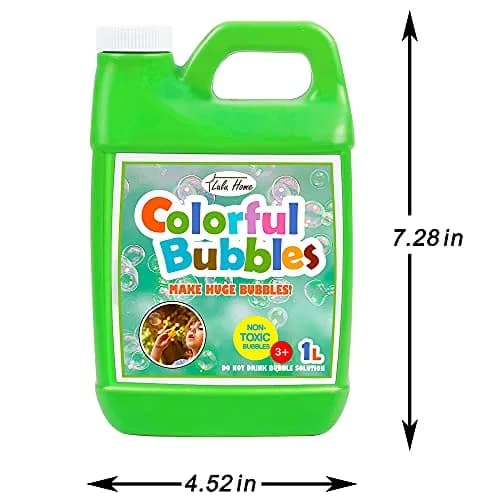 Lulu Home Concentrated Bubble Solution Grass Green 1 L (33.8 OZ) | Non-Toxic & Safe for Kids Over 3 thumbnail 2