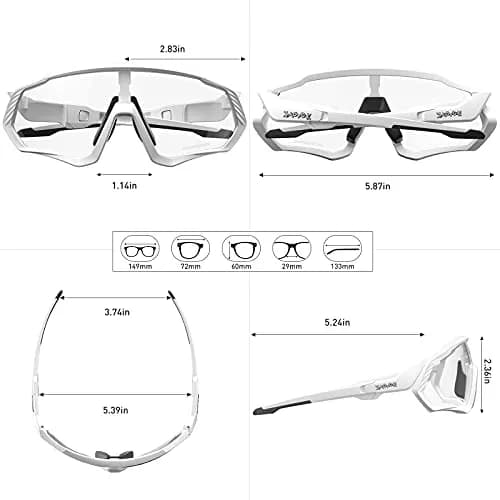 KAPVOE Photochromic Cycling Glasses K9408 | UV400 Protection thumbnail 5