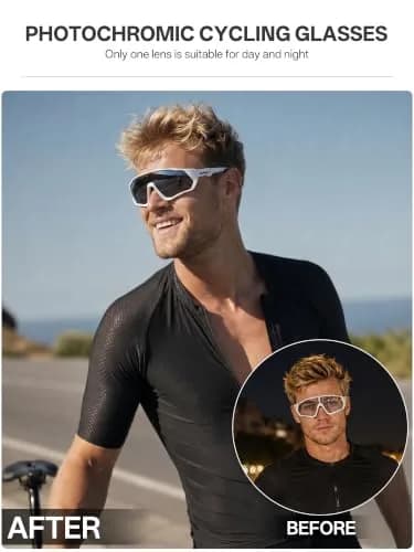 KAPVOE Photochromic Cycling Glasses K9408 | UV400 Protection thumbnail 2