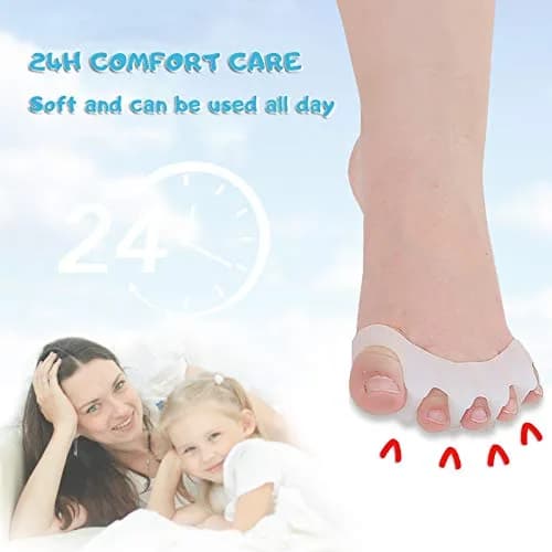 ERSANLI Children’s Gel Toe Separator & Bunion Corrector 2 Pcs | Supports Natural Toe Alignment for Kids thumbnail 6