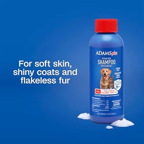 ADAMS Plus Flea & Tick Shampoo with Precor 177ml (6 Fl Oz) | Kills Fleas, Ticks, Eggs & Lice thumbnail 5