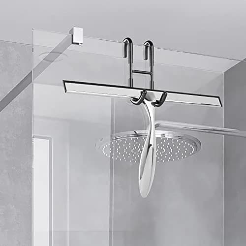 Simtive Shower Door Hooks (3-Pack) | Frameless Glass Door Towel Hooks, Black, Rust-Resistant thumbnail 5