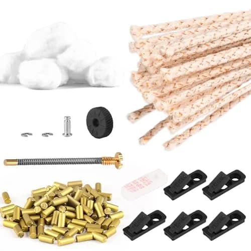 JINMUNIC Universal Lighter Repair Kit for Zippo and Most Fluid Kerosene Lighters | 148 Pieces thumbnail 1