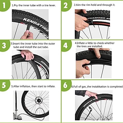 BWSHLF 700c x 18-25mm Road Bike Inner Tubes Presta Valve 60mm (2 Pack) | High-Quality Butyl Rubber for Durability thumbnail 6