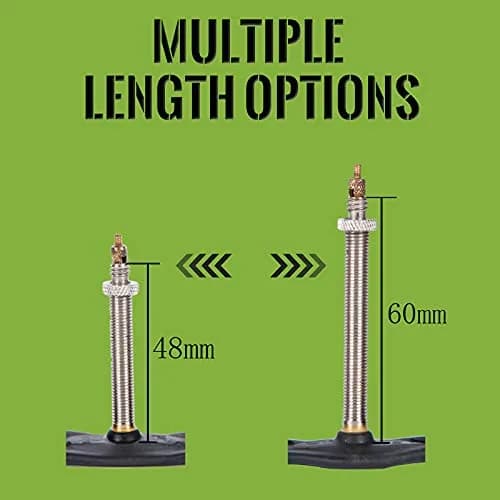 BWSHLF Bike Inner Tube 700x18/25C 48mm Presta Valve 2-Pack | High-Quality Butyl Rubber for Road Bikes thumbnail 4