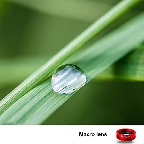 ANJIELO SMART 3-in-1 Camera Lens Kit for Phones - Wide Angle, Macro, Fisheye (Red) | Universal Clip-On for Photography thumbnail 4