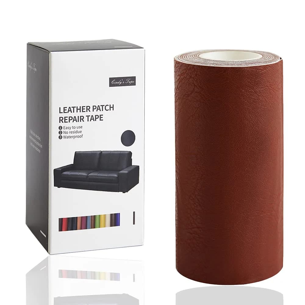 Cindy's Tape Heavy Duty Leather Repair Tape 4x60 inch Retro Dark Brown | Waterproof & Wear-Resistant — Retro Dark Brown