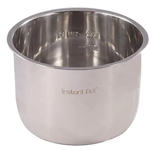 Instant Pot Stainless Steel Inner Cooking Pot 8-Qt + 2 Sealing Rings (Red/Blue) | Genuine USA Import thumbnail 3