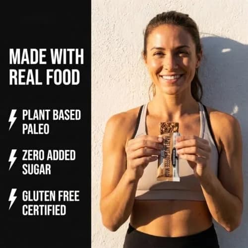 Thunderbird Real Food Bars Hazelnut 12 count | Gluten-Free Vegan Paleo Snack thumbnail 2