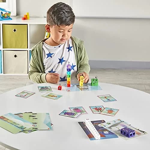 hand2mind MathLink Cubes Numberblocks 1-10 Activity Set | Educational Counting Blocks for Kids Ages 3-5 thumbnail 8