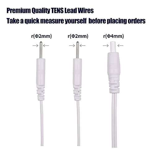 LiteTour TENS Lead Wires 150cm (59") | Connect TENS Device to Electrodes thumbnail 2