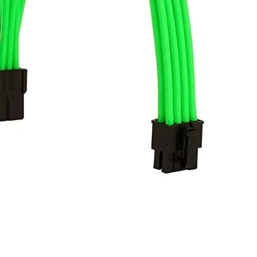 Formulamod Green Sleeve Extension Power Supply Cable Kit 30cm (11.8 inch) | 18AWG EPS 8-P+PCI-8-P with Cable Combs thumbnail 7