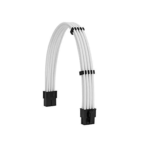 Formulamod Sleeve Extension Power Supply Cable Kit 18AWG White PCI 8+EPS 8 | Heat-Shrink-Less, 30cm thumbnail 9