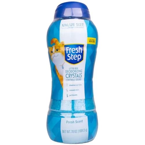 Fresh Step Cat Litter Crystals Deodorizer 70 Ounce | Non Toxic Odor Neutralizer for Litter Boxes thumbnail 1