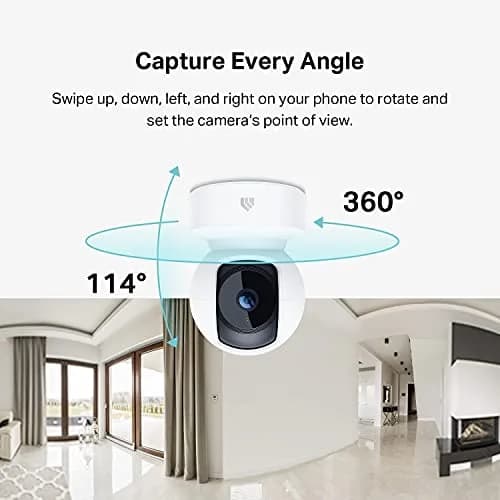 Kasa Smart KC410S 2K+ Indoor Pan/Tilt Wired Security Camera | 2K HD, Night Vision, 256GB Local Storage thumbnail 3