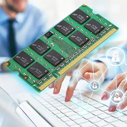 motoeagle DDR2 800MHz SODIMM 4GB (2x2GB) PC2 6400S RAM 1.8V CL6 200-Pin Non-ECC Unbuffered Laptop Memory Modules thumbnail 2
