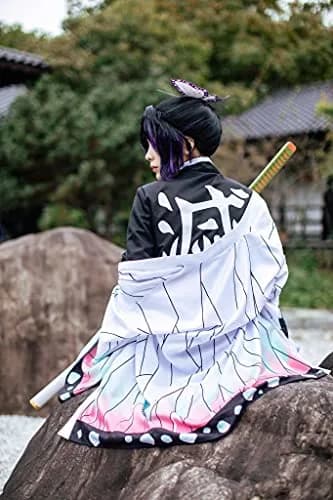 Todoroki Shoto Anime Womens Cosplay Costumes Kochou Suit Full Set Halloween Party Outfit (Purple, S) | Authentic US Import thumbnail 5