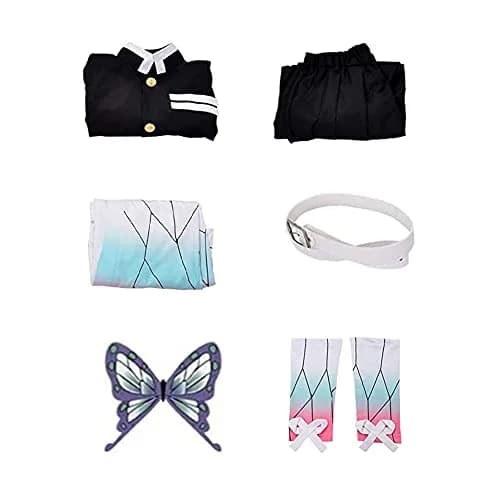 Todoroki Shoto Anime Womens Cosplay Costumes Kochou Suit Full Set Halloween Party Outfit (Purple, XL) | Authentic Anime Cosplay thumbnail 4