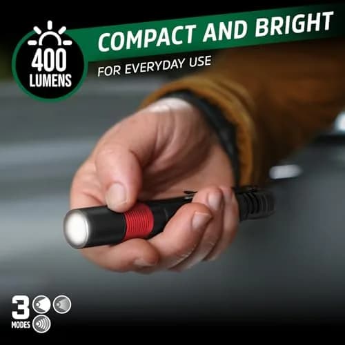 Energizer X-400 Pen Light Flashlight Rechargeable | 400 Lumens, Compact, IPX4 Water-Resistant thumbnail 2