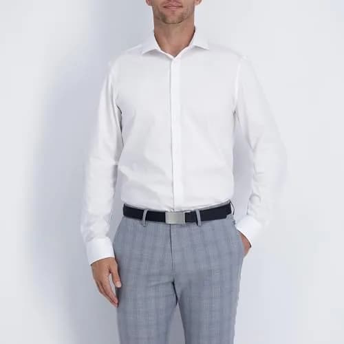 Calvin Klein Reversible Dress Belt With Plaque Buckle 32mm | Stylish 2-in-1 Accessory for Men thumbnail 5