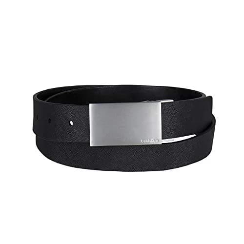 Calvin Klein Reversible Dress Belt With Plaque Buckle 32mm | Stylish 2-in-1 Accessory for Men thumbnail 2