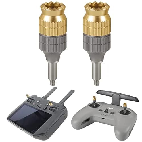 Hanatora Metal Extension Joystick Sticks for DJI FPV Remote Controller 3 2, RC Pro, Avata 2, Neo — Adjustable 28-35mm thumbnail 1
