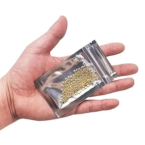 INSPIRELLE Pale Gold Plated Brass Heishi Beads 4mm (100pcs) | Add Sparkle to Jewelry Designs thumbnail 4
