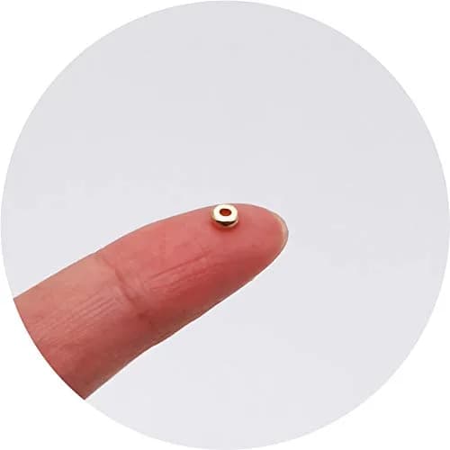 INSPIRELLE Pale Gold Plated Brass Heishi Beads 4mm (100pcs) | Add Sparkle to Jewelry Designs thumbnail 3