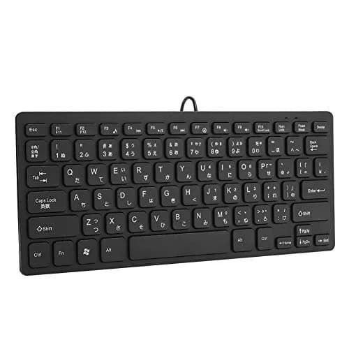 ASHATA Wired Mini Japanese Keyboard 78 Keys | Compact, Durable & Compatible with PC & Laptop thumbnail 1