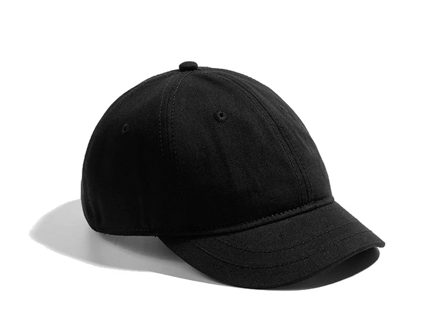 Zegoo Short Brim Golf Cap One Size Navyblue | Adjustable Cotton Hat for Men & Women — Black