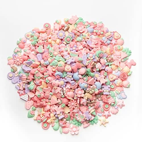 LEEXINLUU Slime Charms Cartoons Flowers Set 25pcs | Assorted Resin Flatbacks for DIY Crafts & Scrapbooking thumbnail 8