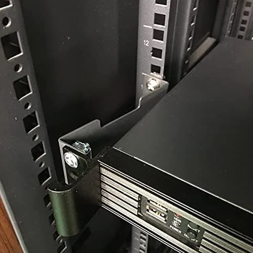 JINGCHENGMEI 1U Server Rack Depth Extender 4-Inch | Steel Support for Network Cabinets thumbnail 5