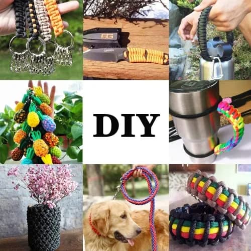 MONOBIN Paracord Kit 36 Colors | 550 lb Type III Nylon Rope for Crafts & Outdoor Use thumbnail 7