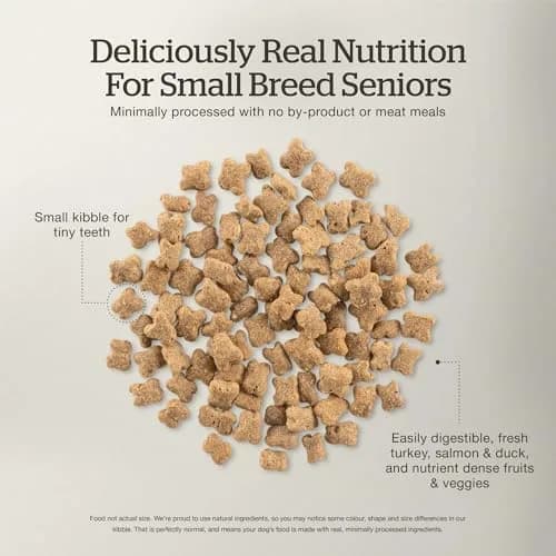 Now Fresh Small Breed Senior Dry Dog Food, Turkey, Salmon & Duck, 3.5 lb | Supports Joint & Digestion thumbnail 4