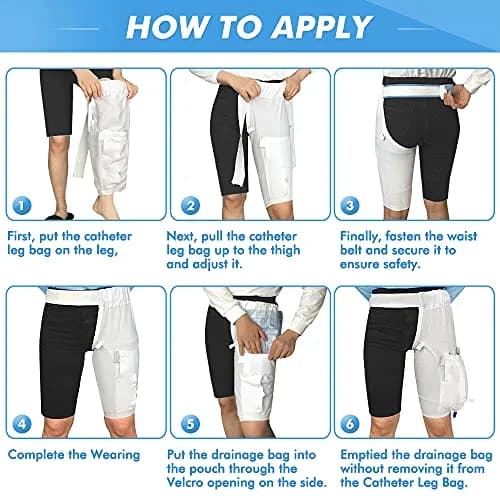 Mistuki Catheter Leg Bag Holder XL (150 ml) | Stabilizes Urine Drainage Bags for Secure Wear thumbnail 7