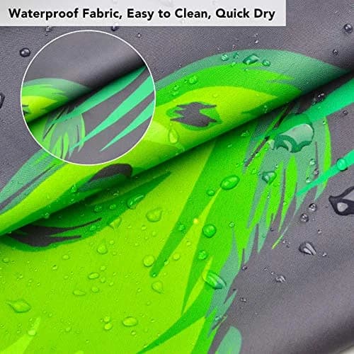 PAMAID Kids Haircut Cape Waterproof Barber Cape Cover, Dinosaur Print 120cm x 100cm | Protects Clothes from Hair & Styling Products thumbnail 6