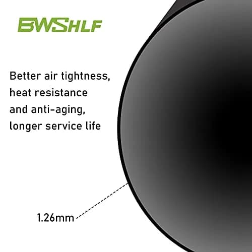 BWSHLF 700x25-32c Road Bike Inner Tube with 48mm Presta Valve, 2-Pack 28" (700c) Butyl Rubber Tube | Puncture Repair thumbnail 5