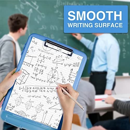Sooez Storage Clipboard with Pen Holder 25.4cm x 36.8cm (10" x 14.5") | Sturdy Plastic Organizer for School & Office thumbnail 5