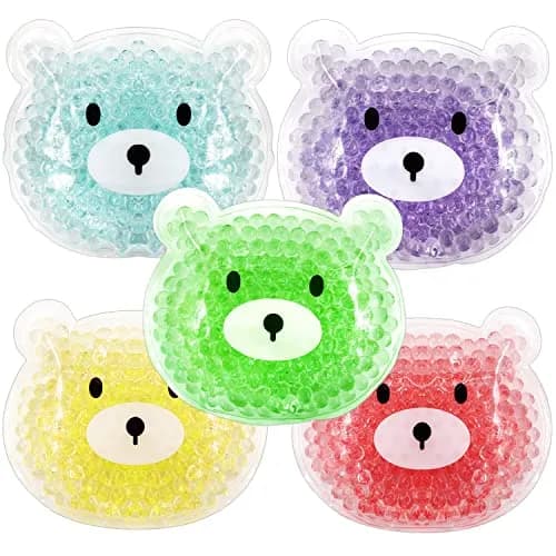 HI FINE CARE 5 PCS Boo Boo Ice Packs | Reusable Cold & Hot Therapy for Injuries & Fever thumbnail 1
