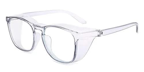 Alsenor Anti-Fog Safety Glasses with Blue Light Blocking & UV Protection | Clear Polycarbonate Lenses (Medium) thumbnail 3