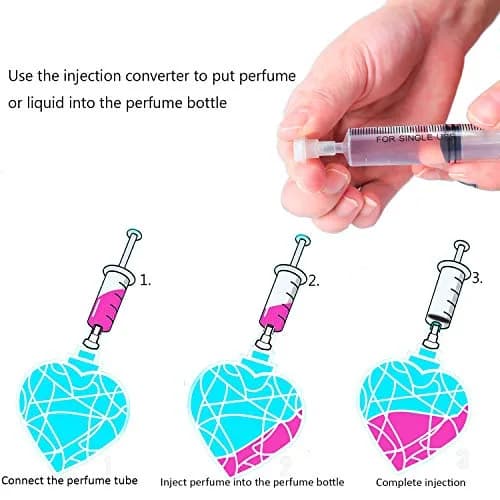 MUB 10ml Plastic Measuring Syringe With Injector Kit, No Needle Perfume Refill Tool | 5 Packs (10ml) thumbnail 4