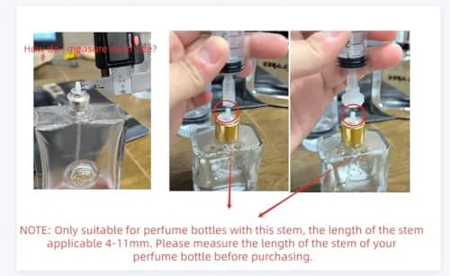 MUB 10ml Plastic Measuring Syringe With Injector Kit, No Needle Perfume Refill Tool | 5 Packs (10ml) thumbnail 2