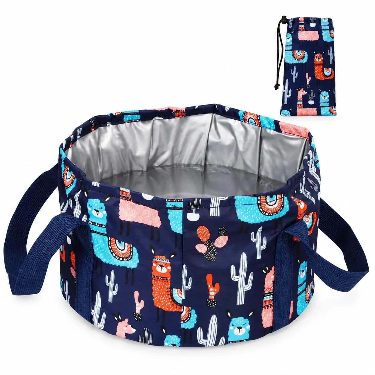 Saiveina Collapsible Foot Bath Basin for Soaking Feet | Portable & Space-Saving Design