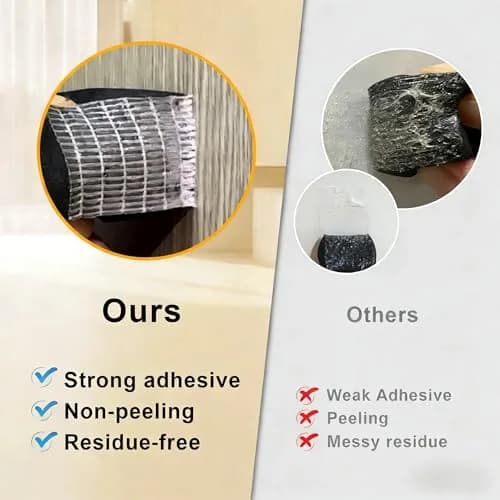 Trisiki Thick Foam Weather Stripping Tape 1" x 3/8" x 13 Ft | Heavy Duty Garage Door Seal for Large Gaps thumbnail 3