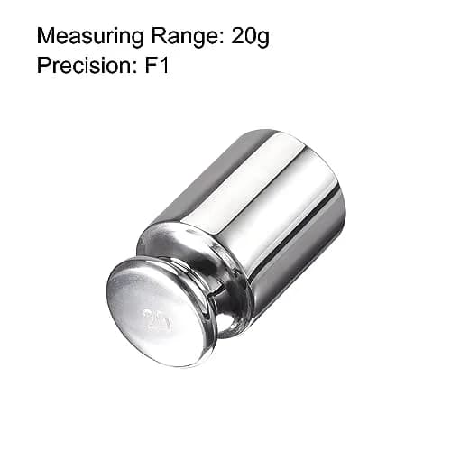 uxcell 20g F1 Calibration Weight Stainless Steel for Digital Balance Scale | Precision, Durable & Certified thumbnail 3