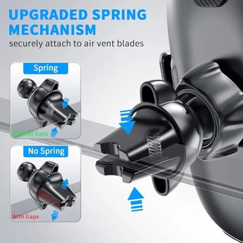 APPS2Car Car Phone Holder Mount, Strong Suction Dashboard & Windshield, Fits 4-7 Inch Phones, 360° Rotation, One-Touch Release, Ideal for Delivery & Uber thumbnail 8