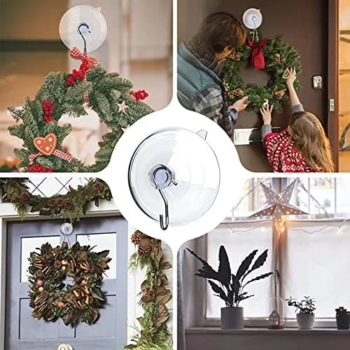 Hangerspace Suction Cup Hooks, Large, Clear | Reusable Waterproof Wall Hooks for Bathroom & Kitchen thumbnail 4
