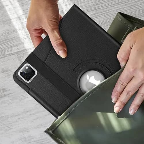 FINTIE Rotating Case for iPad Pro 11-inch (4th/3rd/2nd/1st Gen) | 11 inch, Polycarbonate & Faux Leather, Auto Wake/Sleep thumbnail 6
