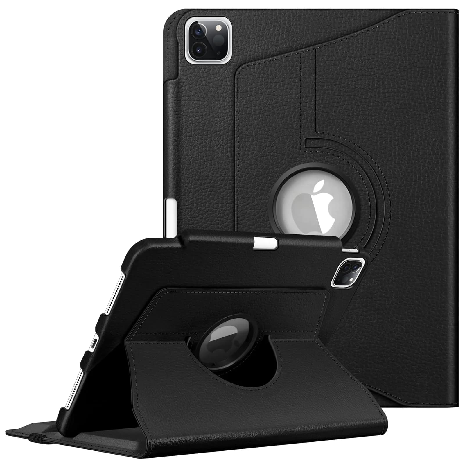 FINTIE Rotating Case for iPad Pro 11-inch (4th/3rd/2nd/1st Gen) | 11 inch, Polycarbonate & Faux Leather, Auto Wake/Sleep - main product image