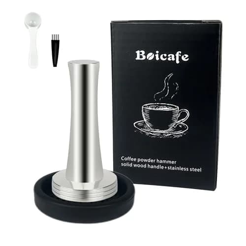 Boicafe Coffee Tamper 40mm 41mm | Stainless Steel Espresso Tamper with Mat & Accessories thumbnail 1